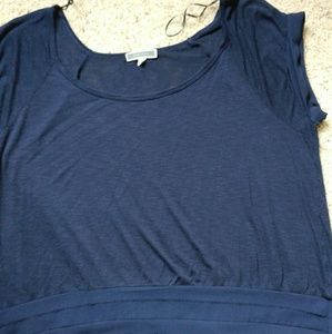 Navy blouse